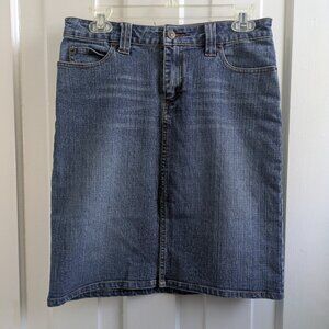 Roots jean skirt